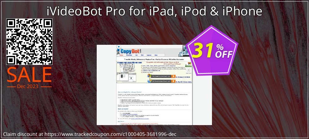 iVideoBot Pro for iPad, iPod & iPhone coupon on World Party Day sales