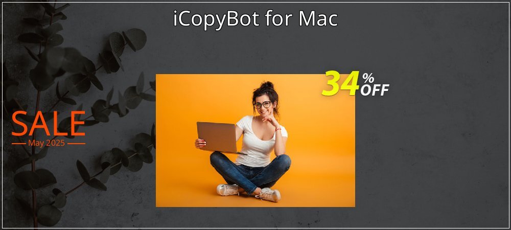 iCopyBot for Mac coupon on National Smile Day promotions