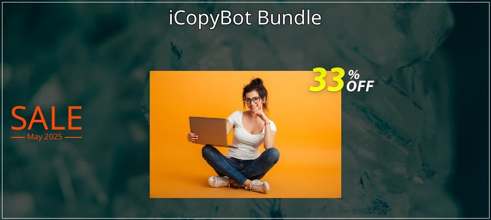 iCopyBot Bundle coupon on National Pizza Party Day offer