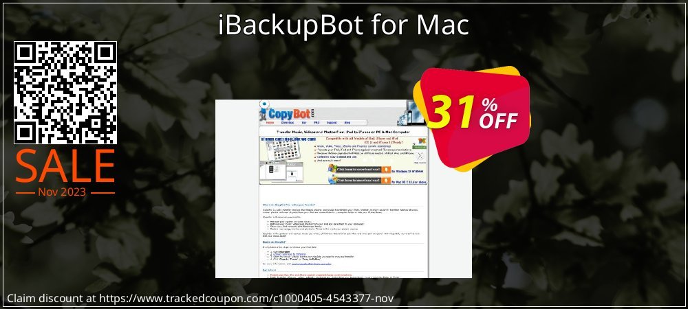 iBackupBot for Mac coupon on April Fools' Day sales