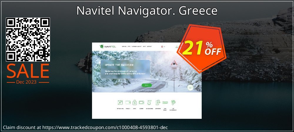 Navitel Navigator. Greece coupon on World Party Day sales