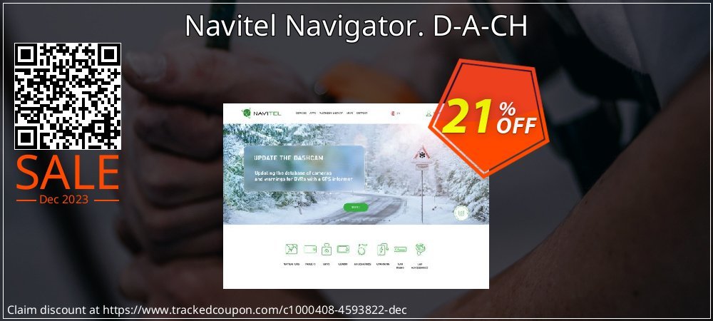 Navitel Navigator. D-A-CH coupon on April Fools' Day discount