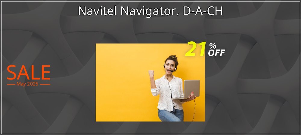 Navitel Navigator. D-A-CH coupon on April Fools' Day discount