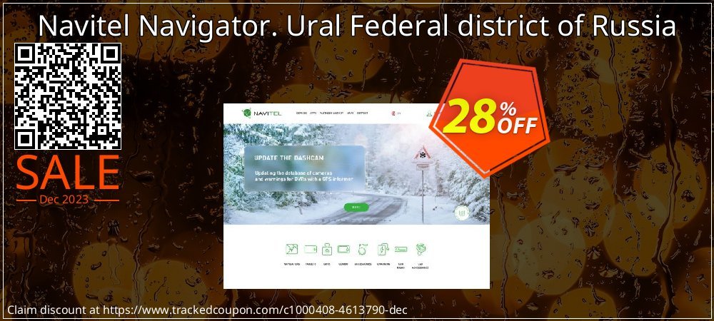 Navitel Navigator. Ural Federal district of Russia coupon on National Walking Day sales