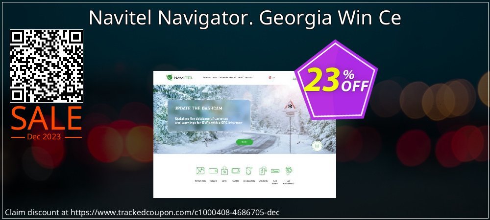 Navitel Navigator. Georgia Win Ce coupon on National Walking Day super sale