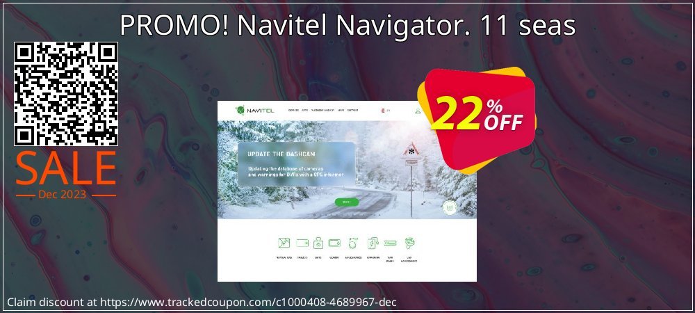 PROMO! Navitel Navigator. 11 seas coupon on April Fools' Day deals