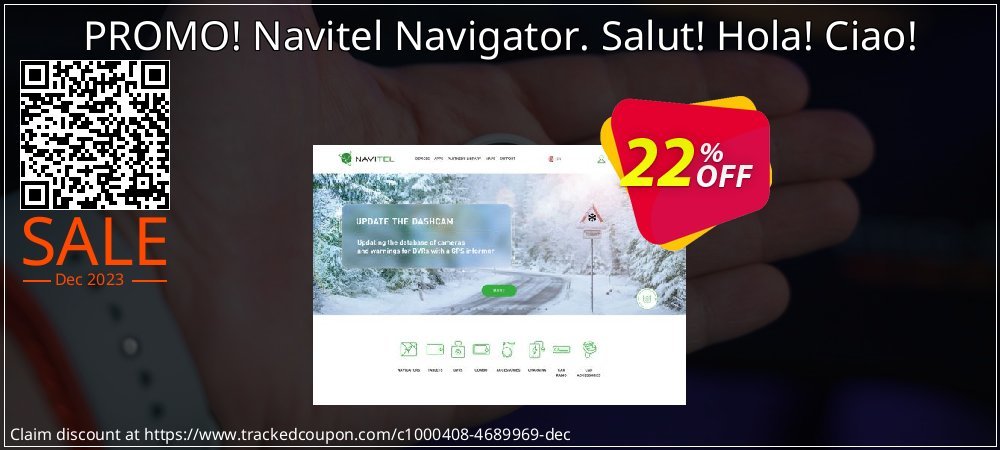 PROMO! Navitel Navigator. Salut! Hola! Ciao! coupon on World Password Day offering discount
