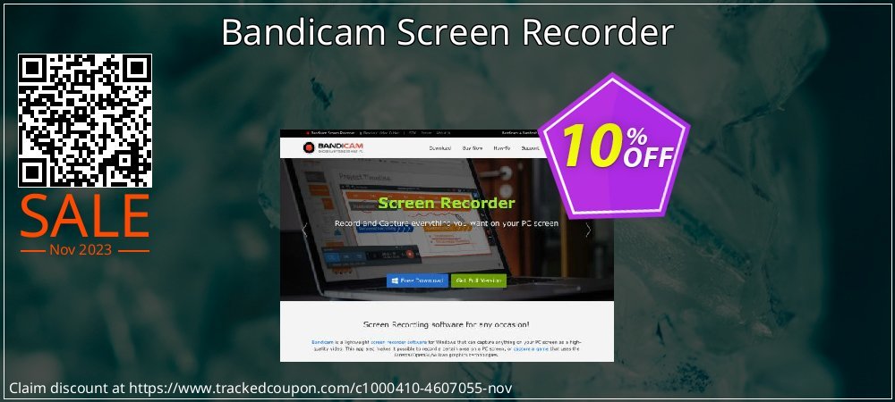 Bandicam Screen Recorder coupon on National Walking Day promotions