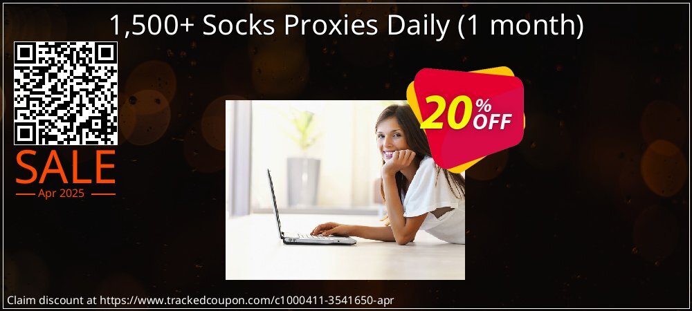 1,500+ Socks Proxies Daily - 1 month  coupon on World Backup Day offering sales