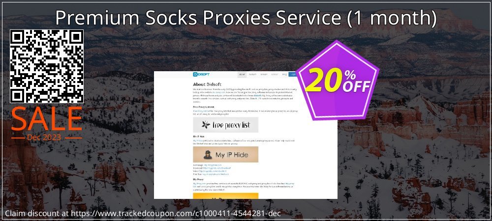 Premium Socks Proxies Service - 1 month  coupon on World Party Day deals