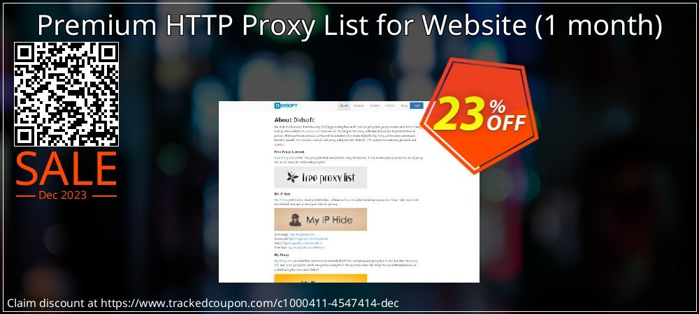 Premium HTTP Proxy List for Website - 1 month  coupon on Tell a Lie Day offer