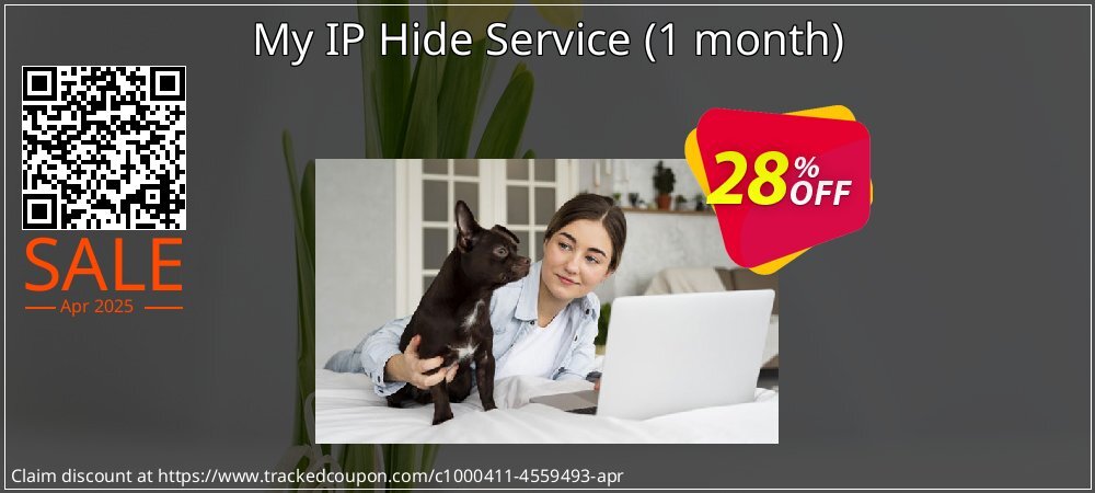 My IP Hide Service - 1 month  coupon on Easter Day discount