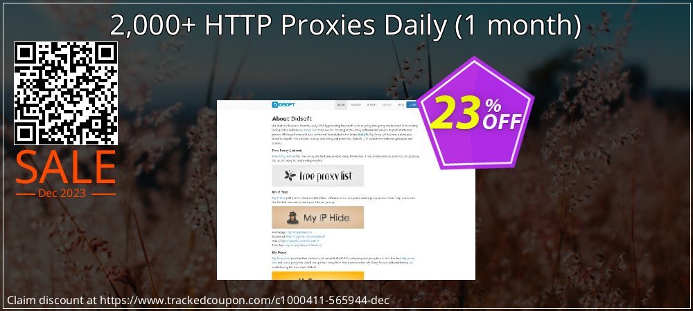 2,000+ HTTP Proxies Daily - 1 month  coupon on Tell a Lie Day super sale
