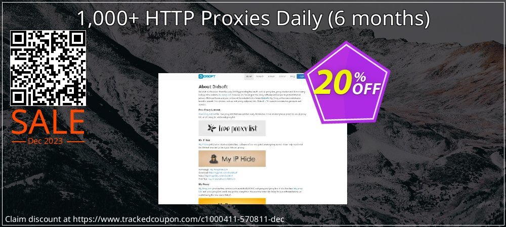 1,000+ HTTP Proxies Daily - 6 months  coupon on National Loyalty Day offering sales