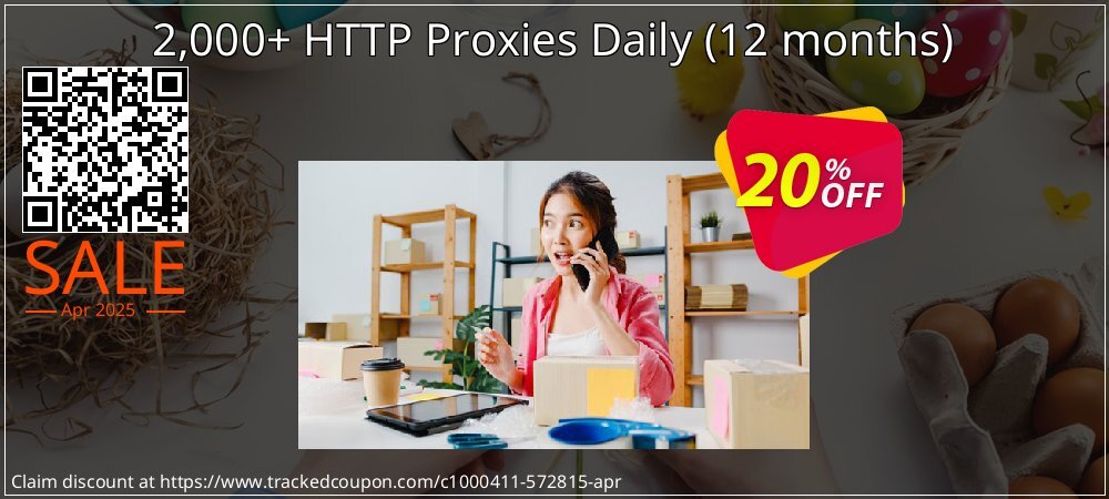 2,000+ HTTP Proxies Daily - 12 months  coupon on National Walking Day deals