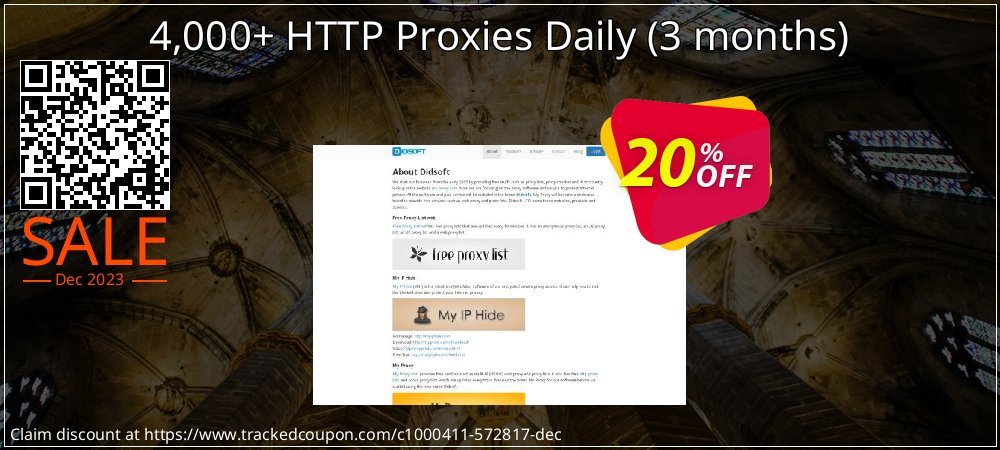 4,000+ HTTP Proxies Daily - 3 months  coupon on April Fools' Day discount