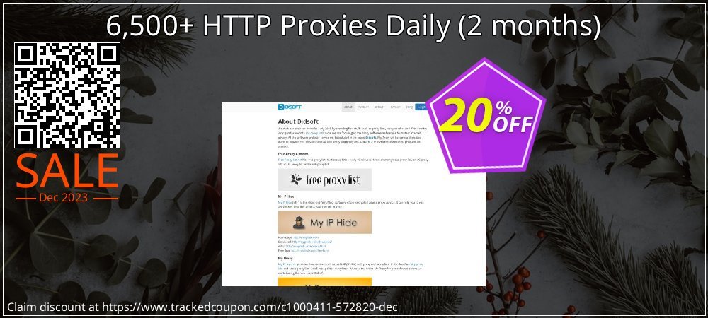 6,500+ HTTP Proxies Daily - 2 months  coupon on National Walking Day super sale