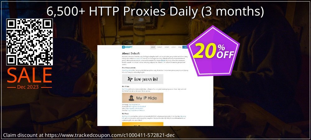 6,500+ HTTP Proxies Daily - 3 months  coupon on World Party Day discounts