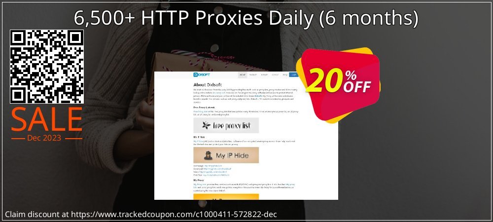6,500+ HTTP Proxies Daily - 6 months  coupon on April Fools' Day promotions