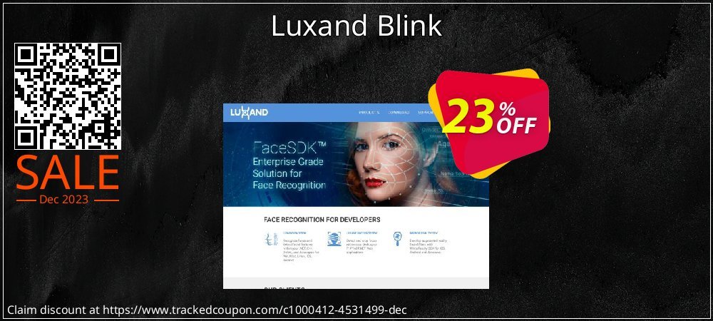 Get 20% OFF Luxand Blink promo