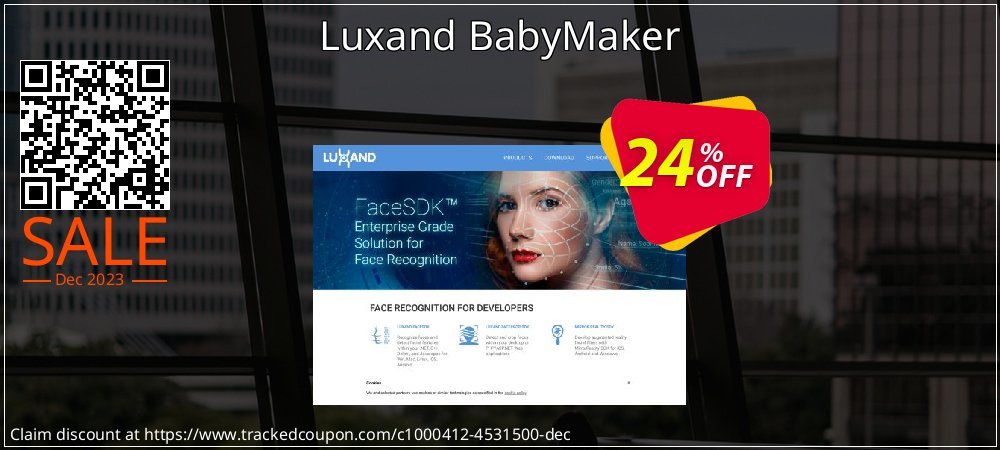 Luxand BabyMaker coupon on National Walking Day deals