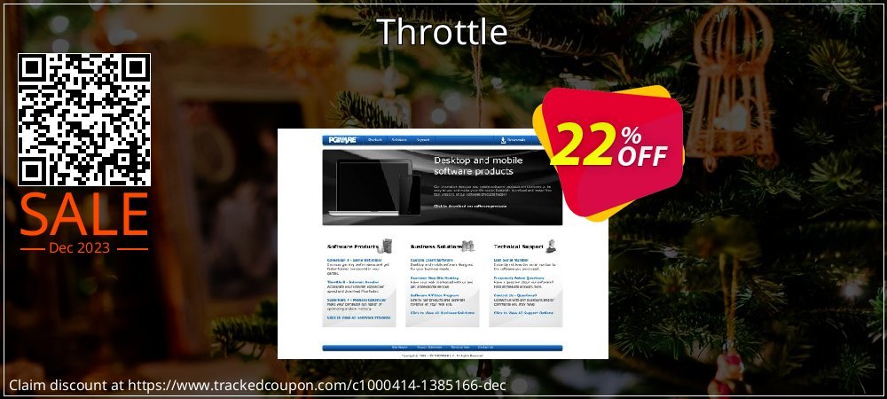 Throttle coupon on Palm Sunday offering sales