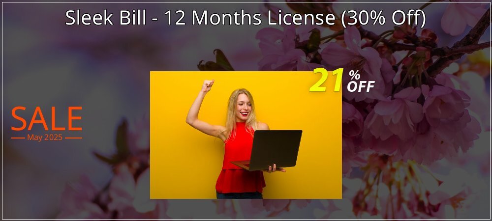 Sleek Bill - 12 Months License - 30% Off  coupon on World Party Day sales