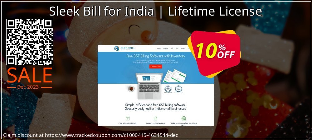 Sleek Bill for India | Lifetime License coupon on Tell a Lie Day discounts