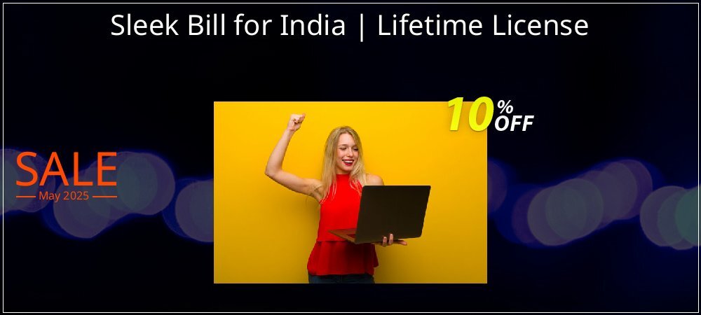 Sleek Bill for India | Lifetime License coupon on National Smile Day promotions
