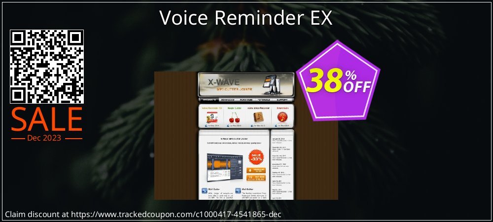 Voice Reminder EX coupon on Mother Day offering discount