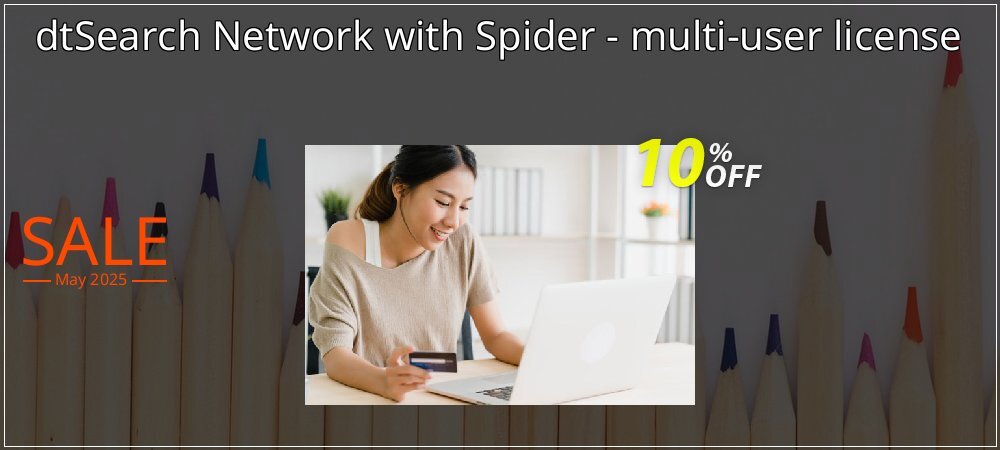 dtSearch Network with Spider - multi-user license coupon on National Walking Day offering discount