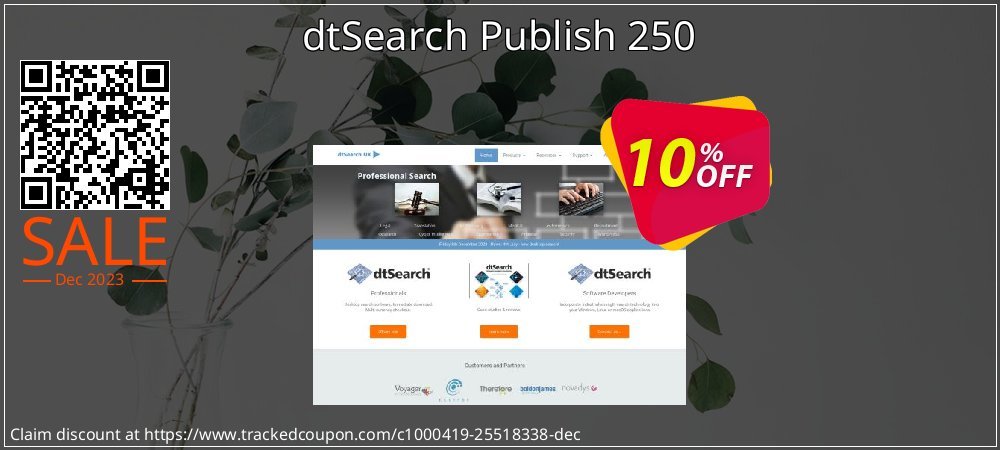 dtSearch Publish 250 coupon on Constitution Memorial Day promotions