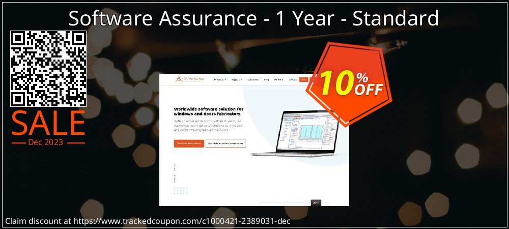 Software Assurance - 1 Year - Standard coupon on World Party Day sales