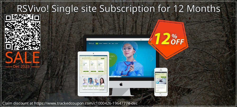 RSVivo! Single site Subscription for 12 Months coupon on Tell a Lie Day super sale