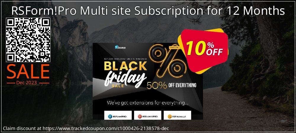 RSForm!Pro Multi site Subscription for 12 Months coupon on Easter Day offering discount