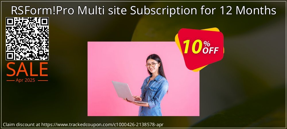 RSForm!Pro Multi site Subscription for 12 Months coupon on Easter Day offering discount