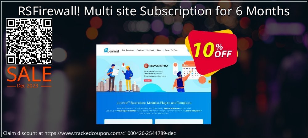 RSFirewall! Multi site Subscription for 6 Months coupon on April Fools' Day promotions