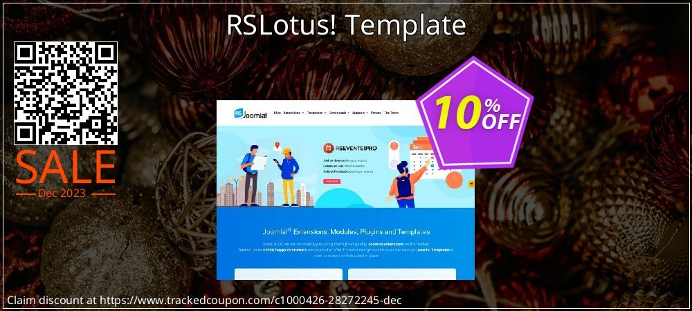 RSLotus! Template coupon on National Walking Day offer