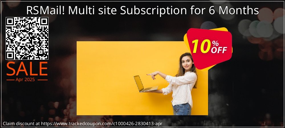 RSMail! Multi site Subscription for 6 Months coupon on Easter Day sales