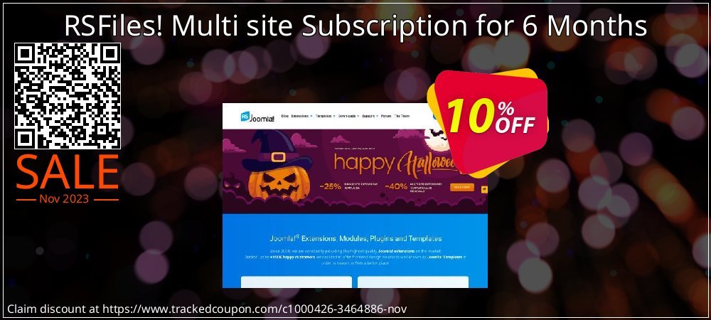 RSFiles! Multi site Subscription for 6 Months coupon on National Loyalty Day deals