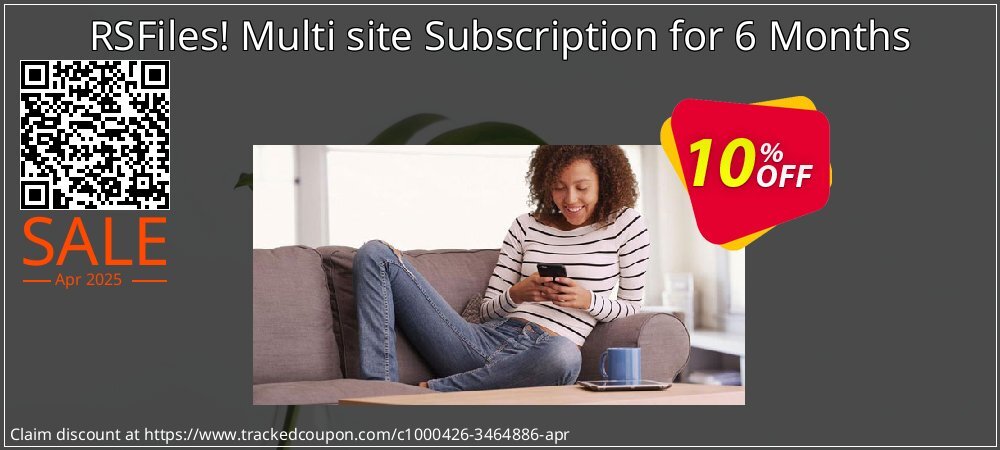 RSFiles! Multi site Subscription for 6 Months coupon on World Party Day sales