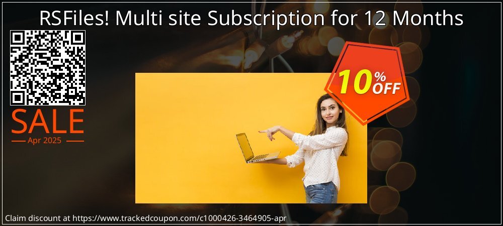 RSFiles! Multi site Subscription for 12 Months coupon on Mother Day offer