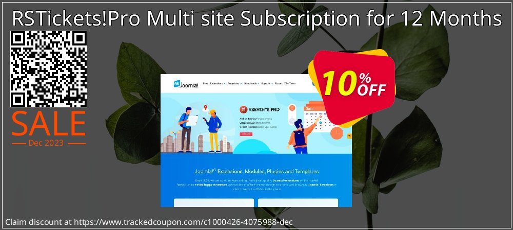 RSTickets!Pro Multi site Subscription for 12 Months coupon on Easter Day offer