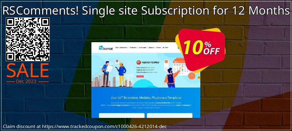 RSComments! Single site Subscription for 12 Months coupon on Tell a Lie Day offer
