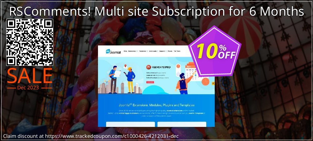 RSComments! Multi site Subscription for 6 Months coupon on World Party Day deals