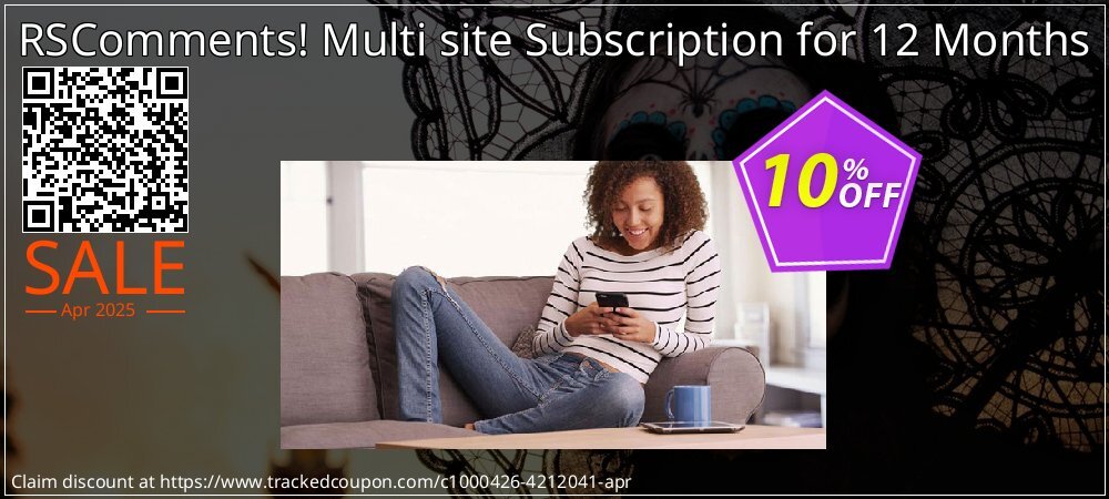 RSComments! Multi site Subscription for 12 Months coupon on World Party Day offer