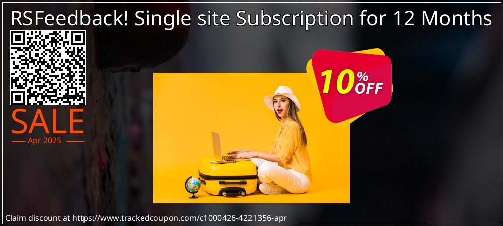 RSFeedback! Single site Subscription for 12 Months coupon on World Party Day offer