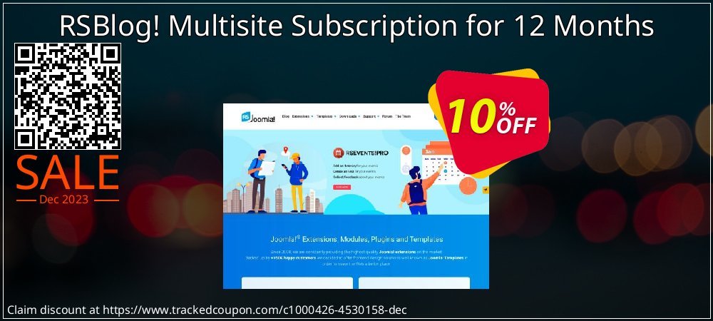 RSBlog! Multisite Subscription for 12 Months coupon on Easter Day offering sales