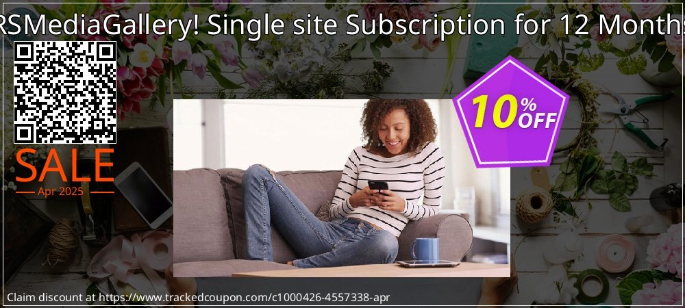 RSMediaGallery! Single site Subscription for 12 Months coupon on Easter Day offering sales