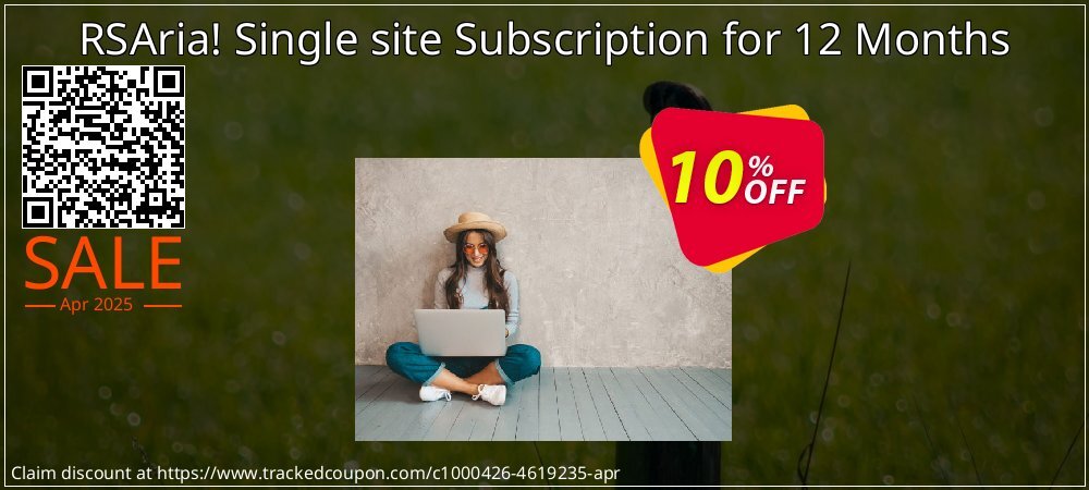 RSAria! Single site Subscription for 12 Months coupon on Mother Day deals